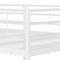 vidaXL Bunk Bed without Mattress White 80x200 cm Steel