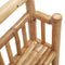 vidaXL Wall Shelf with Shelf with Storage Brown 40 x 13 x 44 cm Bamboo