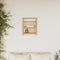 vidaXL Wall Shelf with Shelf with Storage Brown 40 x 13 x 44 cm Bamboo
