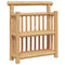 vidaXL Wall Shelf with Shelf with Storage Brown 40 x 13 x 44 cm Bamboo