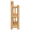 vidaXL Wall Shelf with Shelf with Storage Brown 40 x 13 x 44 cm Bamboo