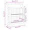 vidaXL Wall Shelf with Shelf with Storage Brown 40 x 13 x 44 cm Bamboo
