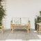 vidaXL Coffee Table Brown 90 x 50 x 43 cm Bamboo