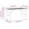 vidaXL Coffee Table Brown 90 x 50 x 43 cm Bamboo