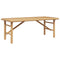 vidaXL Coffee Table Brown 110 x 50 x 43 cm Bamboo