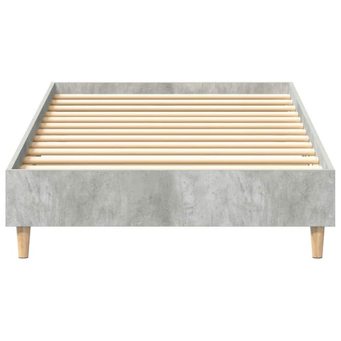 vidaXLBed FrameConcrete grey 90 x 200 cm Engineered wood