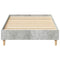 vidaXLBed FrameConcrete grey 90 x 200 cm Engineered wood