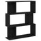 vidaXL Bookcase Black Oak 80x24x96 cm Engineered Wood