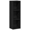 vidaXL Bookcase Black Oak 36x30x114 cm Engineered Wood