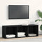 vidaXL Bookcase Black Oak 36x30x114 cm Engineered Wood