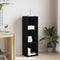 vidaXL Bookcase Black Oak 36x30x114 cm Engineered Wood