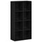 vidaXL Bookcase Black Oak 66x30x130 cm Engineered Wood