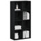 vidaXL Bookcase Black Oak 66x30x130 cm Engineered Wood