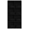 vidaXL Bookcase Black Oak 66x30x130 cm Engineered Wood