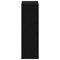 vidaXL Bookcase Black Oak 50x25x80 cm Engineered Wood