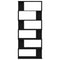 vidaXL Bookcase Black Oak 80x24x190.5 cm Engineered Wood
