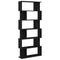 vidaXL Bookcase Black Oak 80x24x190.5 cm Engineered Wood