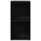 vidaXL LP Storage Box Black Oak 71x34x36 cm Engineered Wood