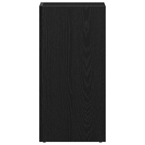 vidaXL LP Storage Box Black Oak 71x34x36 cm Engineered Wood
