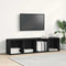 vidaXL Bookshelf Black Oak 36x30x143 cm Engineered Wood