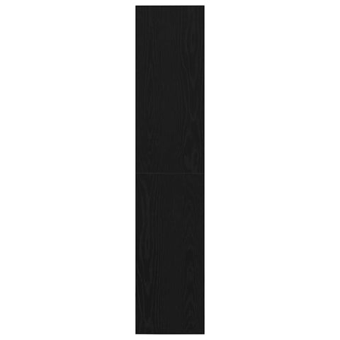 vidaXL Bookshelf Black Oak 36x30x143 cm Engineered Wood