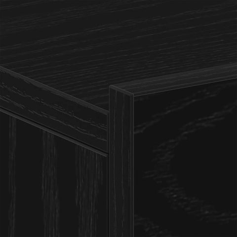 vidaXL Floating Nightstands 2 pcs Black Oak 40x32x15 cm Engineered Wood