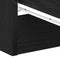 vidaXL Bedside Cabinet Black Oak 38x35x55 cm Engineered Wood