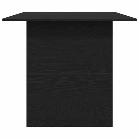 vidaXL Dining Table Black Oak 180x90x76 cm Engineered Wood