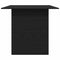 vidaXL Dining Table Black Oak 180x90x76 cm Engineered Wood