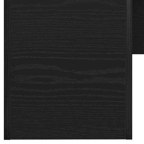 vidaXL Dining Table Black Oak 180x90x76 cm Engineered Wood