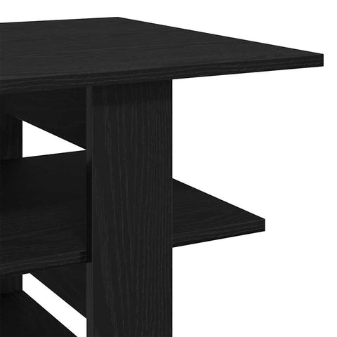 vidaXL Coffee Table Black oak 102 x 55 x 42 cm Engineered wood