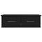 vidaXL Wall Cabinet Black oak 60 x 26 x 18.5 cm Engineered Wood