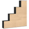 vidaXL Book Cabinet Black Oak 155 x 24 x 160 cm Engineered Wood