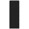 vidaXL Sideboard with 6 Drawers Black Oak 50x34x96 cm Engineered Wood