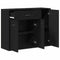 vidaXL Sideboard Black Oak 88x30x70 cm Engineered Wood