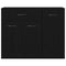 vidaXL Sideboard Black Oak 88x30x70 cm Engineered Wood