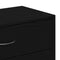 vidaXL Sideboard with Drawer Black 60 x 30 x 75 cm Engineered wood