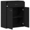 vidaXL Sideboard with Drawer Black 60 x 30 x 75 cm Engineered wood