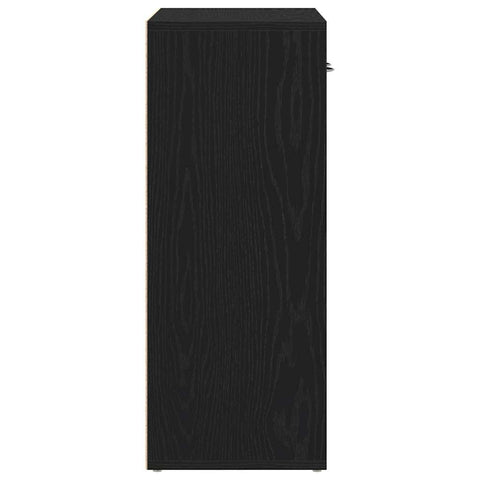 vidaXL Sideboard Black Oak 60x30x75 cm Engineered Wood