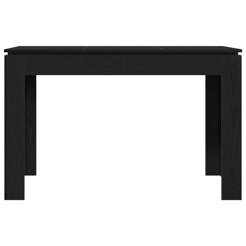 vidaXL Dining Table Black Oak 120x60x76 cm Engineered Wood