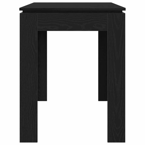 vidaXL Dining Table Black Oak 120x60x76 cm Engineered Wood