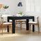 vidaXL Dining Table Black Oak 120x60x76 cm Engineered Wood