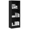vidaXL Bookcase Black Oak 40x24x109 cm Engineered Wood