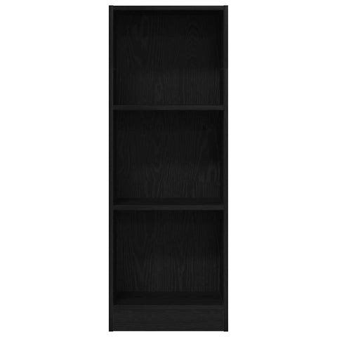 vidaXL Bookcase Black Oak 40x24x109 cm Engineered Wood