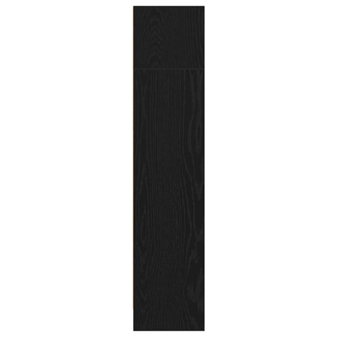 vidaXL Bookcase Black Oak 40x24x109 cm Engineered Wood