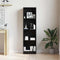 vidaXL Bookcase Black Oak 40x24x143 cm Engineered Wood