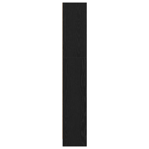 vidaXL Bookcase Black Oak 40x24x143 cm Engineered Wood