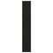 vidaXL Bookcase Black Oak 40x24x143 cm Engineered Wood