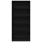 vidaXL Bookcase Black Oak 80x24x176 cm Engineered Wood