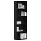 vidaXL Bookcase Black Oak 60x30x189 cm Engineered Wood